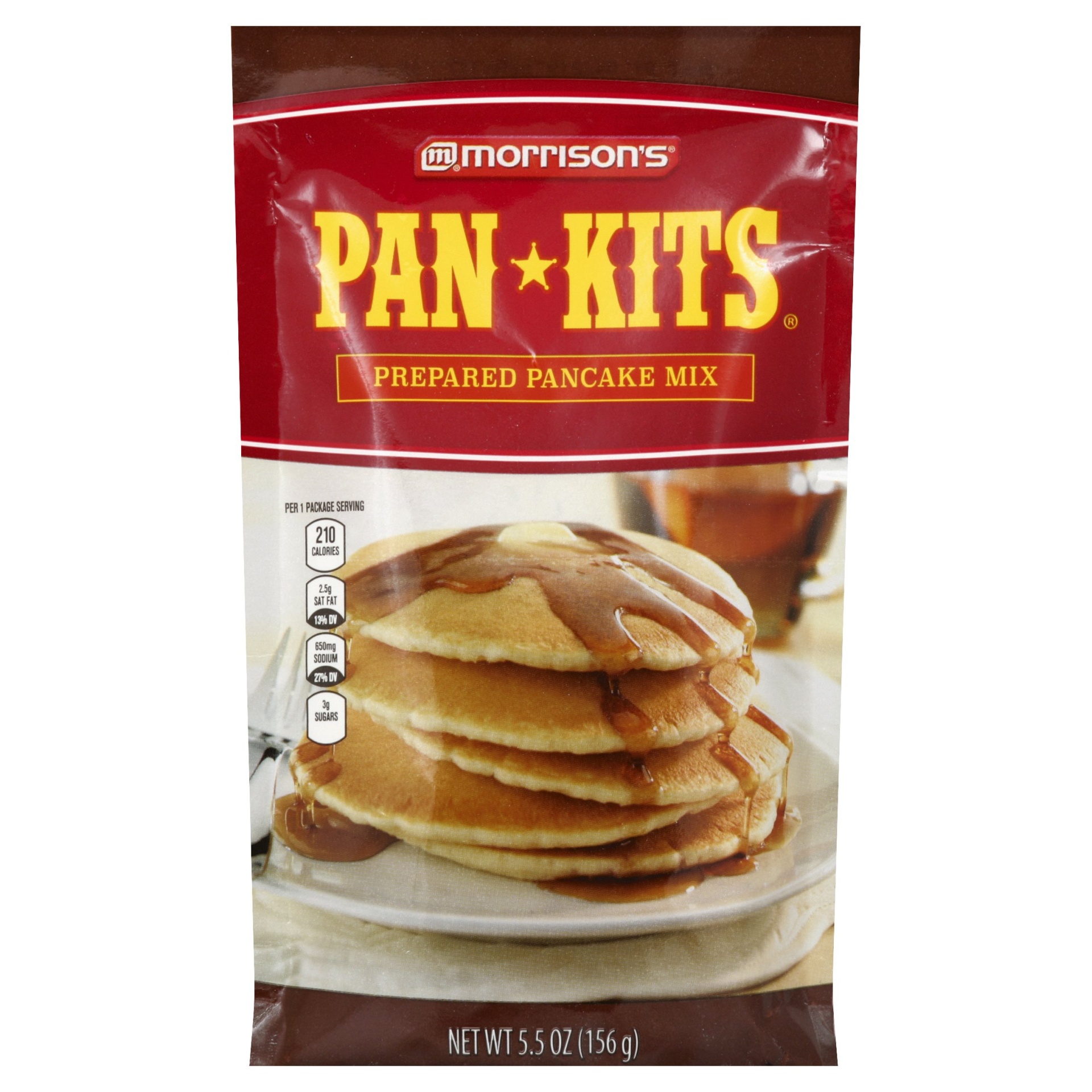 slide 1 of 1, Morrison's Pan Kits Prepared Pancake Mix, 5.5 oz