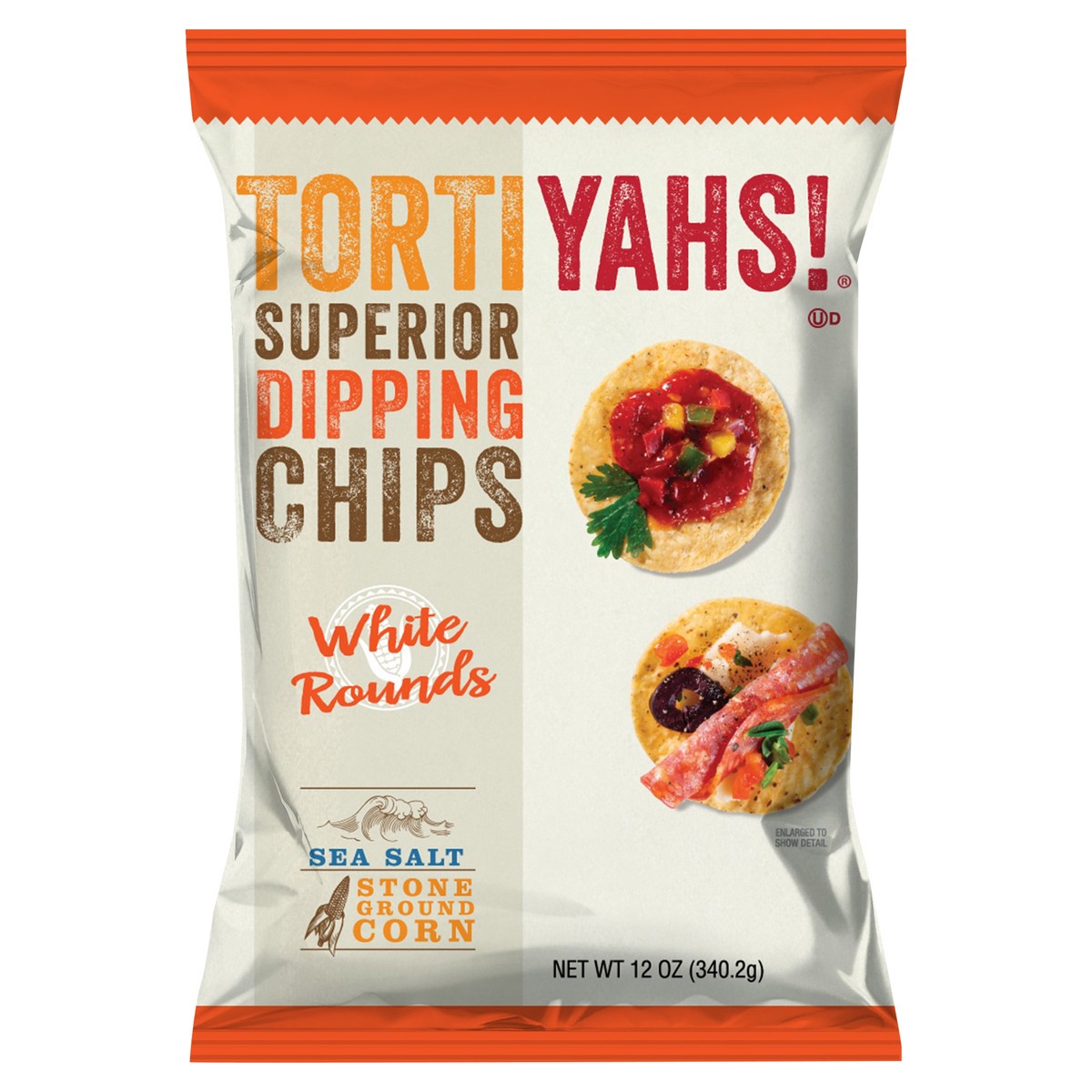 slide 4 of 12, Tortiyahs! 12 oz TORTIYAHS! White Rounds Sea Salt Tortilla Chips, 12 oz