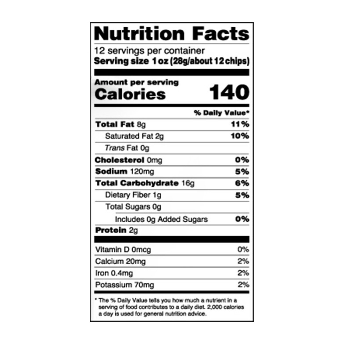 slide 9 of 12, Tortiyahs! 12 oz TORTIYAHS! White Rounds Sea Salt Tortilla Chips, 12 oz
