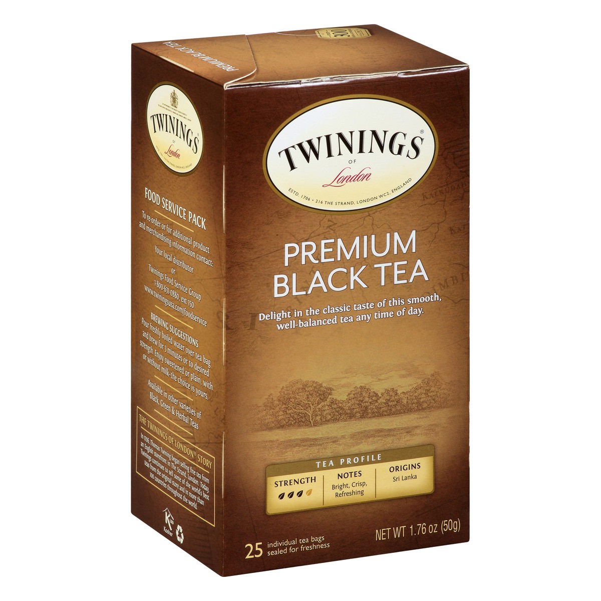 slide 5 of 12, Twinings Bags Premium Sri Lanka Black Tea - 25 ct, 25 ct