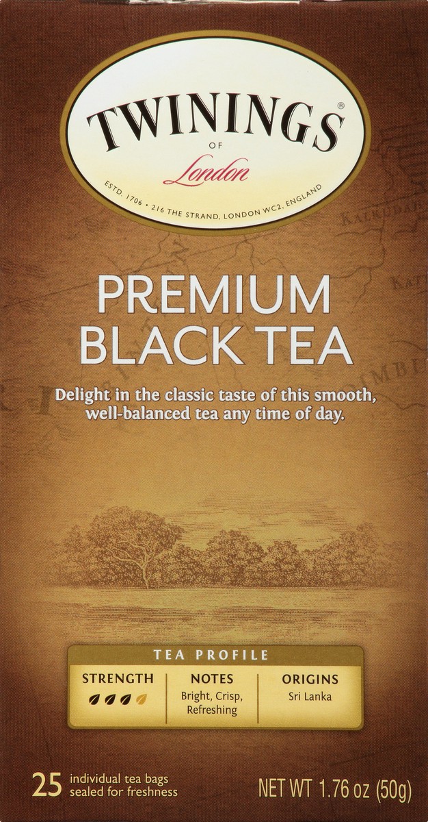 slide 9 of 12, Twinings Bags Premium Sri Lanka Black Tea - 25 ct, 25 ct