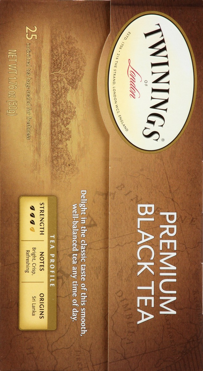 slide 7 of 12, Twinings Bags Premium Sri Lanka Black Tea - 25 ct, 25 ct