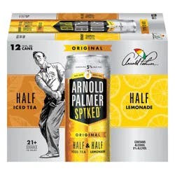 Arnold Palmer Half & Half Ice Tea Lemonade Flavored Malt Beverage, 5% ABV