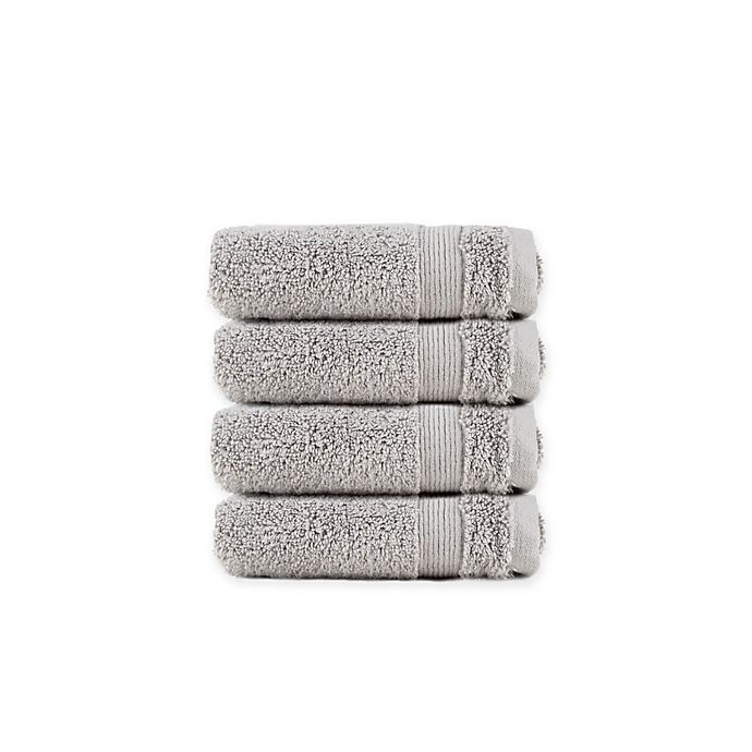 slide 1 of 1, SALT Hand Towels - Grey, 4 ct