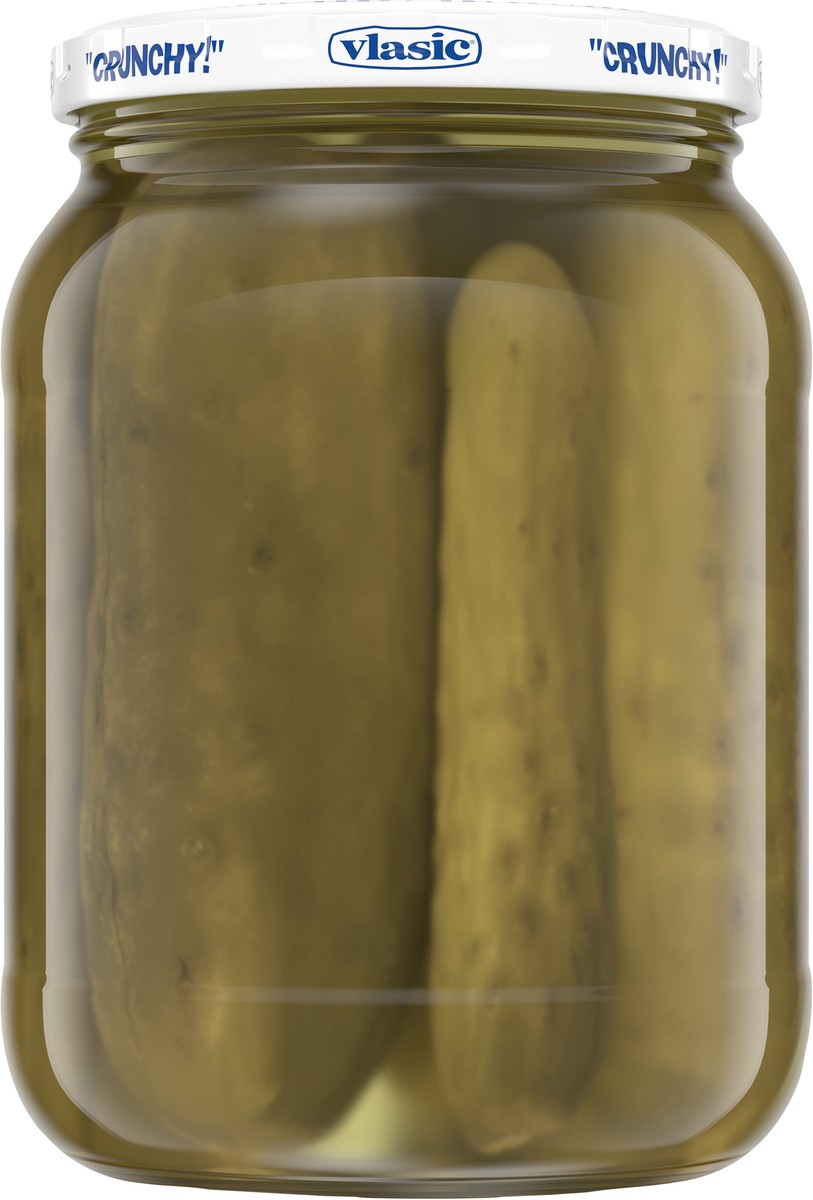 slide 2 of 5, Vlasic Kosher Dill Wholes Purely Pickles 32 fl oz, 32 oz