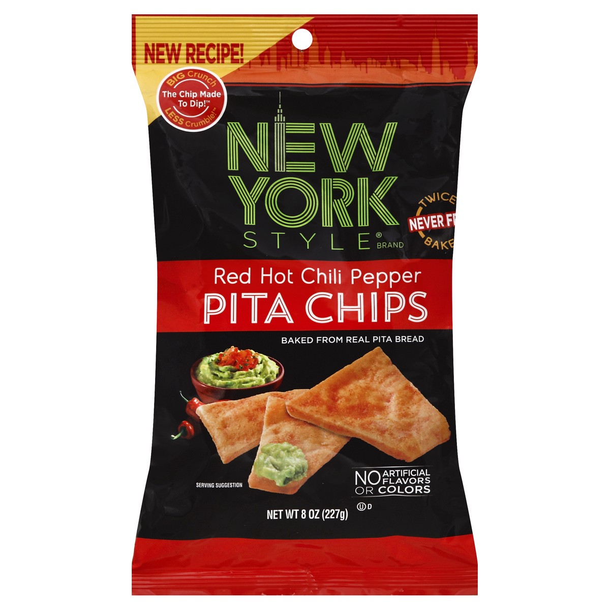 slide 2 of 4, New York Style Pita Chips 8 oz, 8 oz