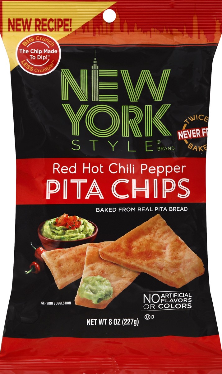 slide 1 of 4, New York Style Pita Chips 8 oz, 8 oz