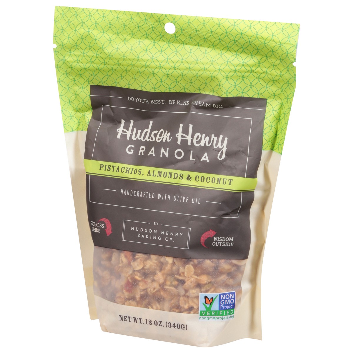 slide 7 of 13, Hudson Henry Pistachios, Almonds & Coconut Granola 12 oz, 12 oz