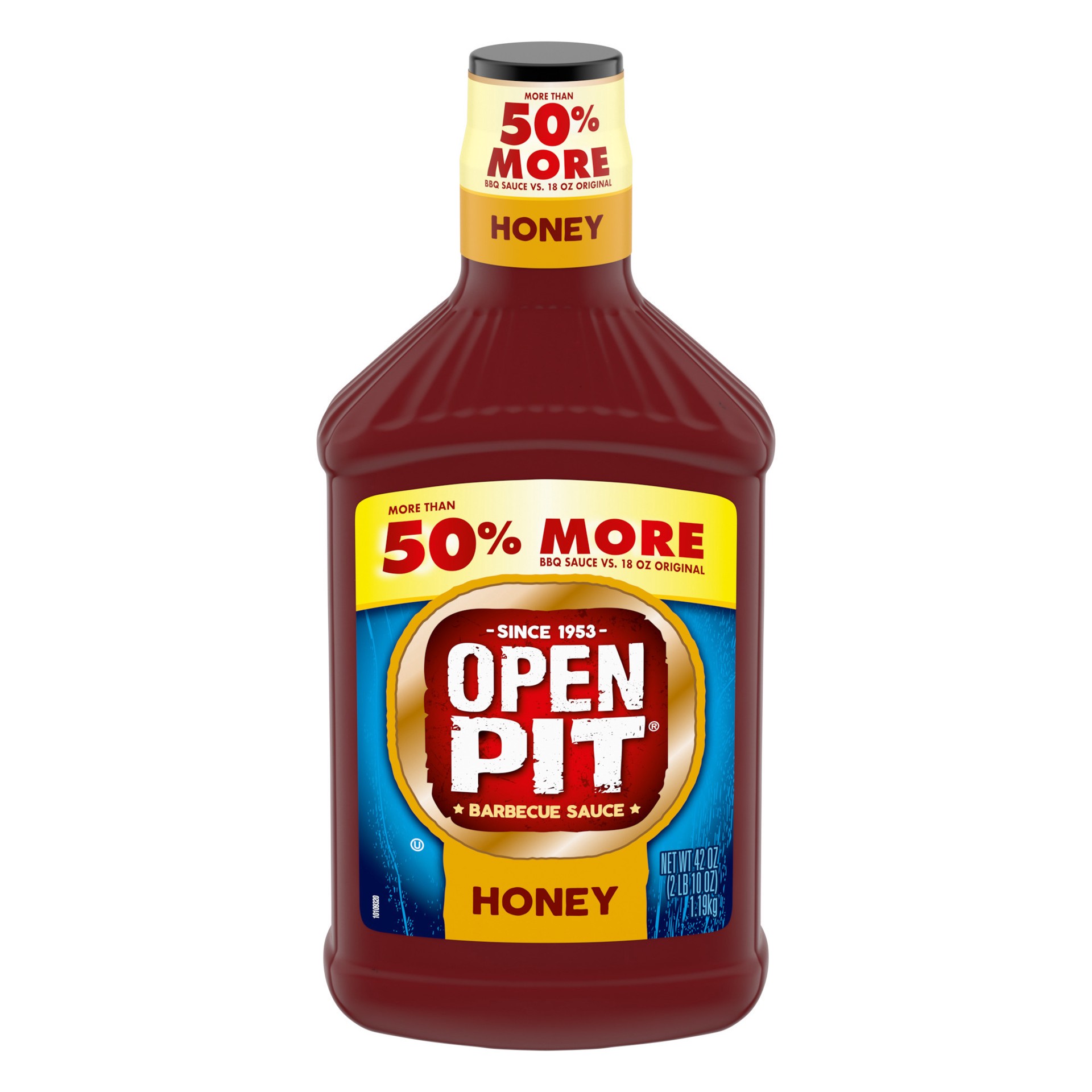 slide 1 of 5, Open Pit Honey Barbecue Sauce 42 oz, 42 oz