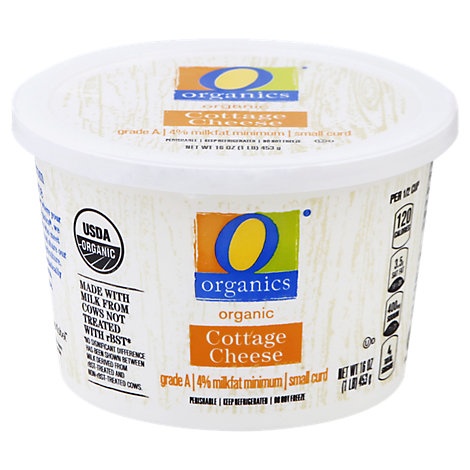 slide 1 of 1, O Organics Organic Cheese 4% Milkfat, 16 oz