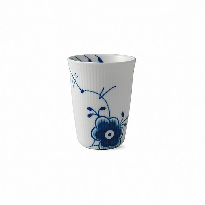 slide 1 of 1, Royal Copenhagen Fluted Mega Thermal Mug - Blue, 13 oz