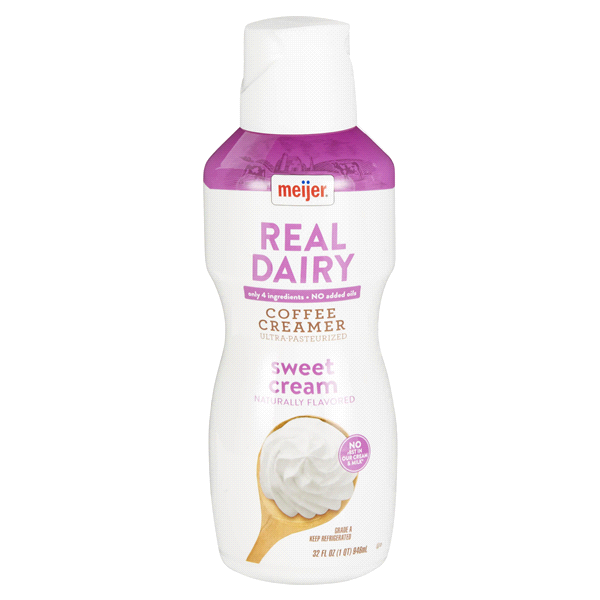 Meijer Real Dairy Coffee Creamer Sweet Cream 32 oz Shipt