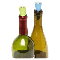 slide 7 of 9, BarY3 Silicone Wine Stoppers, 4 ct