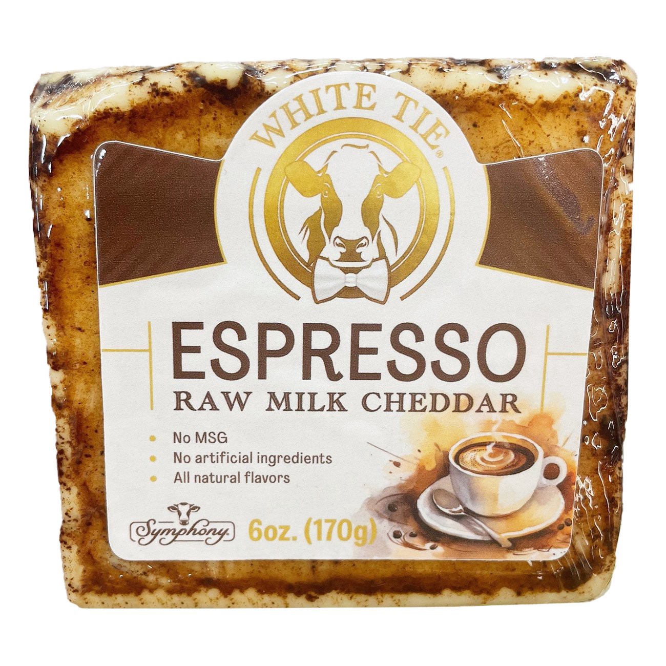 slide 1 of 1, White Tie Espresso Cheese 6 oz, 6 oz