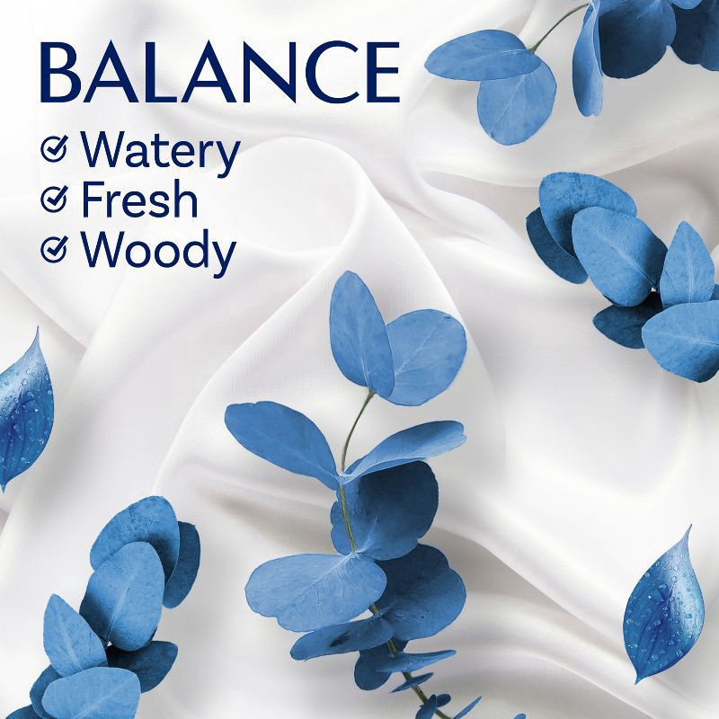slide 5 of 10, Downy Infusions Balance Crisp Rain & Blue Eucalyptus In-Wash Scent Booster Beads - 30.1oz, 18.2 oz