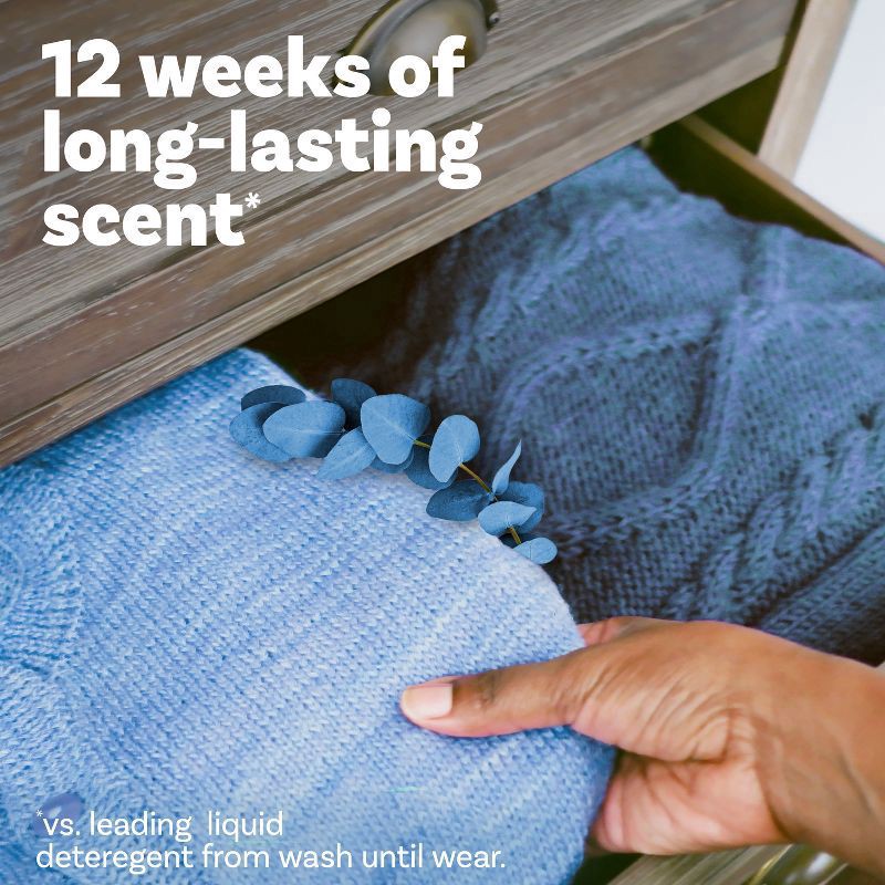 slide 9 of 10, Downy Infusions Balance Crisp Rain & Blue Eucalyptus In-Wash Scent Booster Beads - 30.1oz, 18.2 oz
