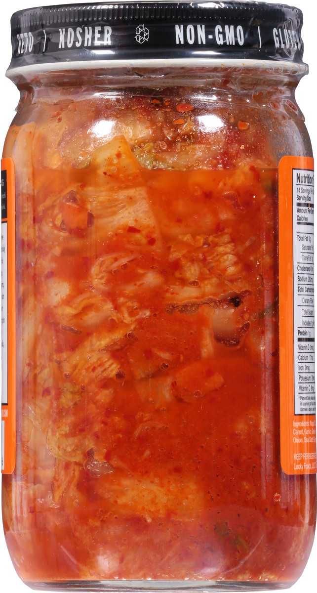 slide 3 of 9, Lucky Foods Seoul Vegan Spicy Kimchi - 14 OZ, 14 oz