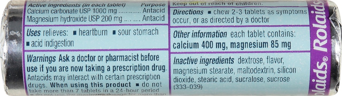 slide 4 of 13, Rolaids Rolaid Ultra Strength Mint Tablets, 1 ct