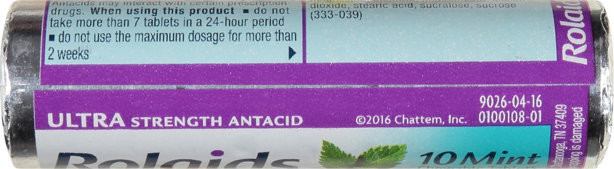 slide 6 of 13, Rolaids Rolaid Ultra Strength Mint Tablets, 1 ct
