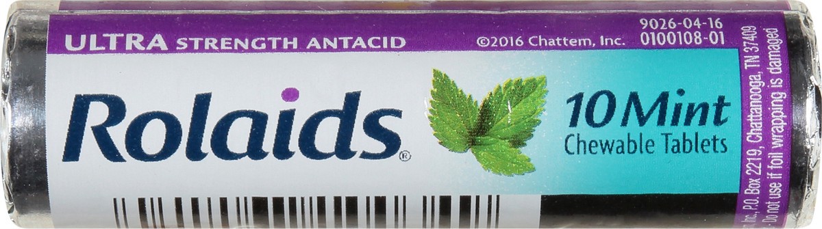 slide 8 of 13, Rolaids Rolaid Ultra Strength Mint Tablets, 1 ct