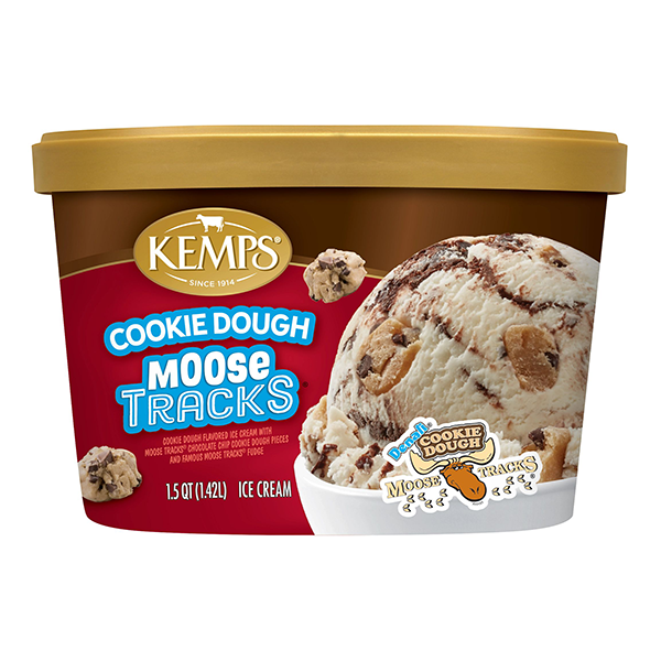 Kemps Moose Tracks Cookie Dough Ice Cream 1.5 qt Shipt