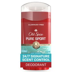 Old Spice Men's Deodorant Aluminum-Free Pure Sport, 3.0oz