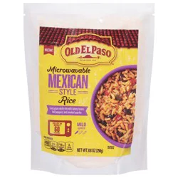 Old El Paso Rice, Mexican Style Rice, Microwavable Pouch, 8.8 oz