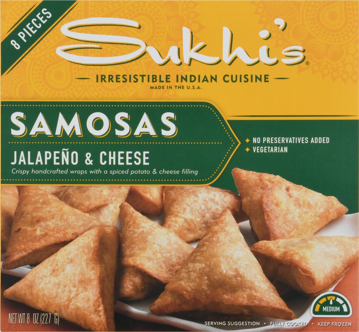 slide 6 of 13, Sukhi's Jalapeno Cheese, 8 oz