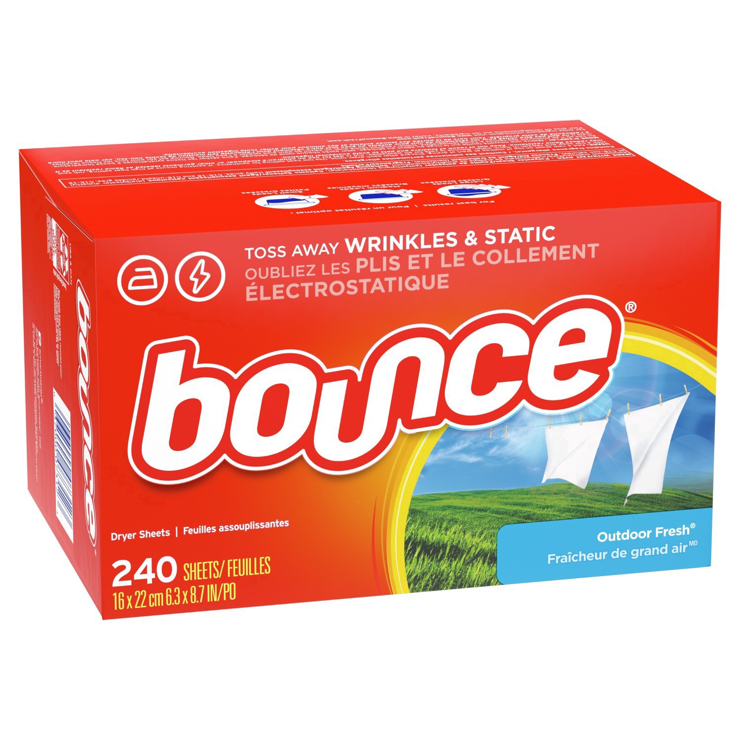 slide 36 of 49, Bounce Outdoor Fresh Dryer Sheets 240 ea, 