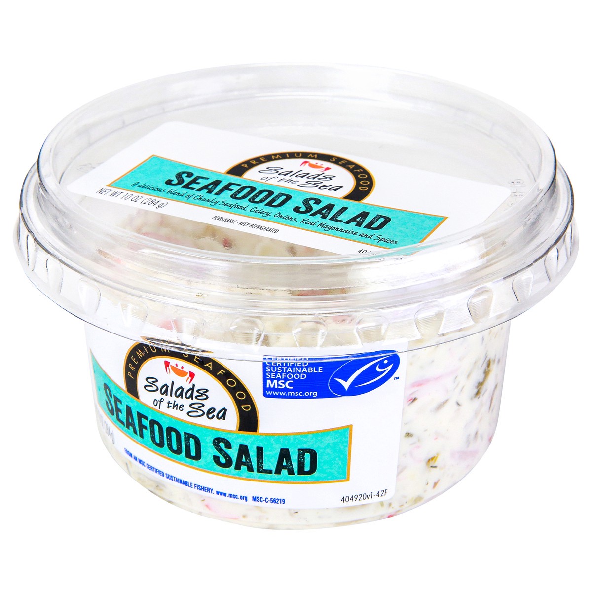 slide 3 of 9, Salads of the Sea Seafood Salad 10oz, 10 oz