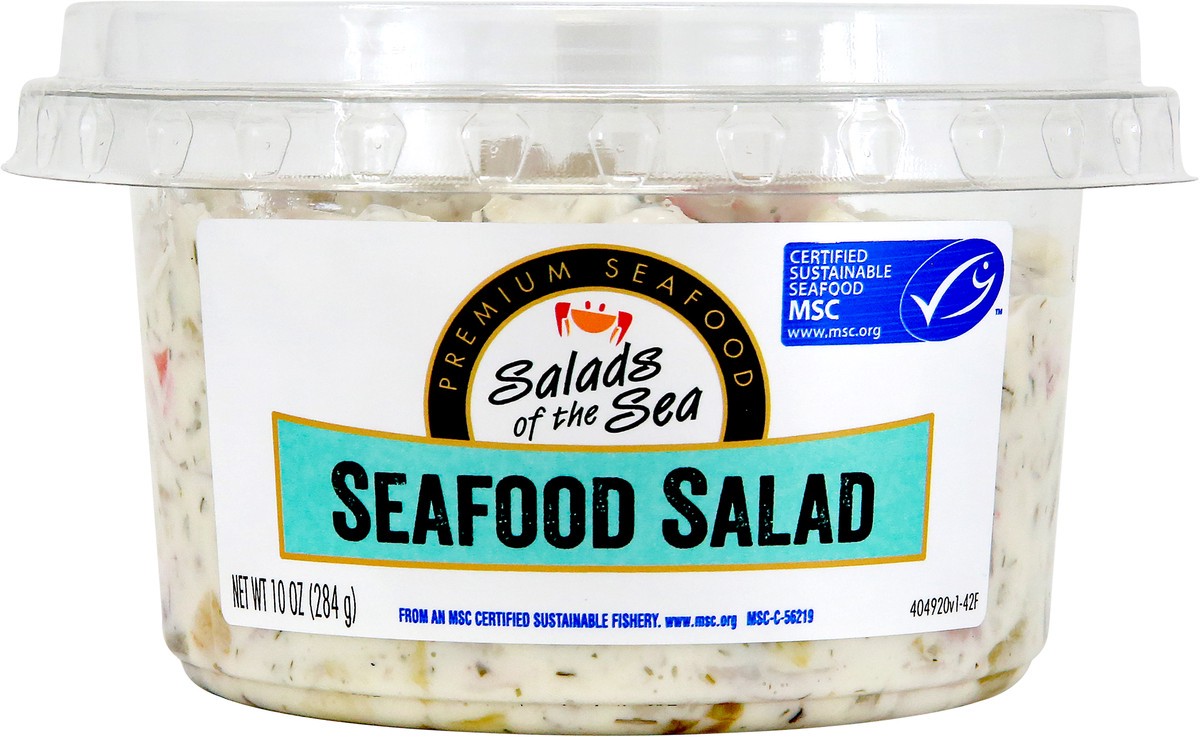 slide 6 of 9, Salads of the Sea Seafood Salad 10oz, 10 oz