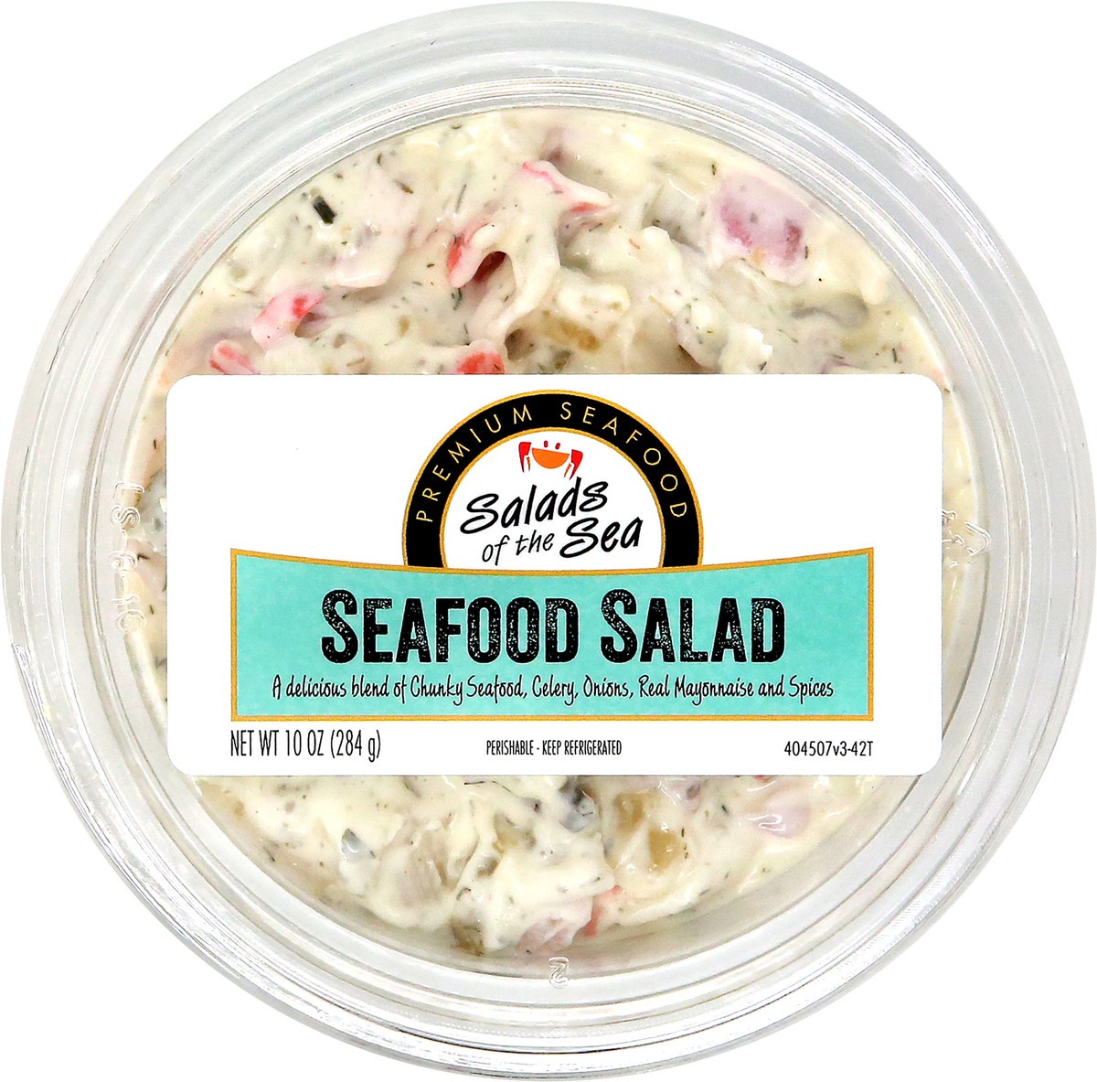 slide 9 of 9, Salads of the Sea Seafood Salad 10oz, 10 oz