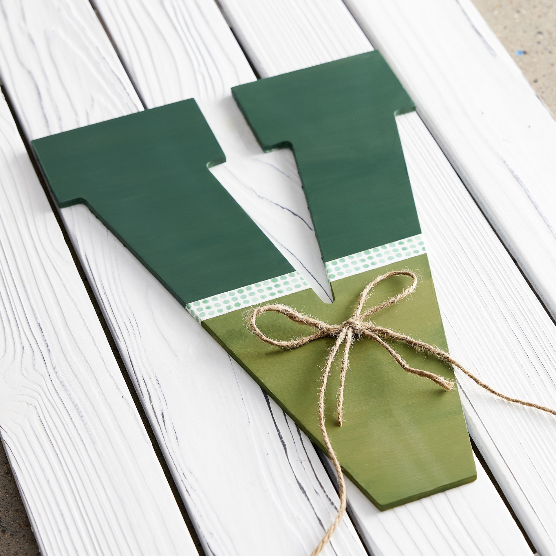 slide 2 of 2, 13" White Mdf Uppercase Letter By Make Market, 13 in