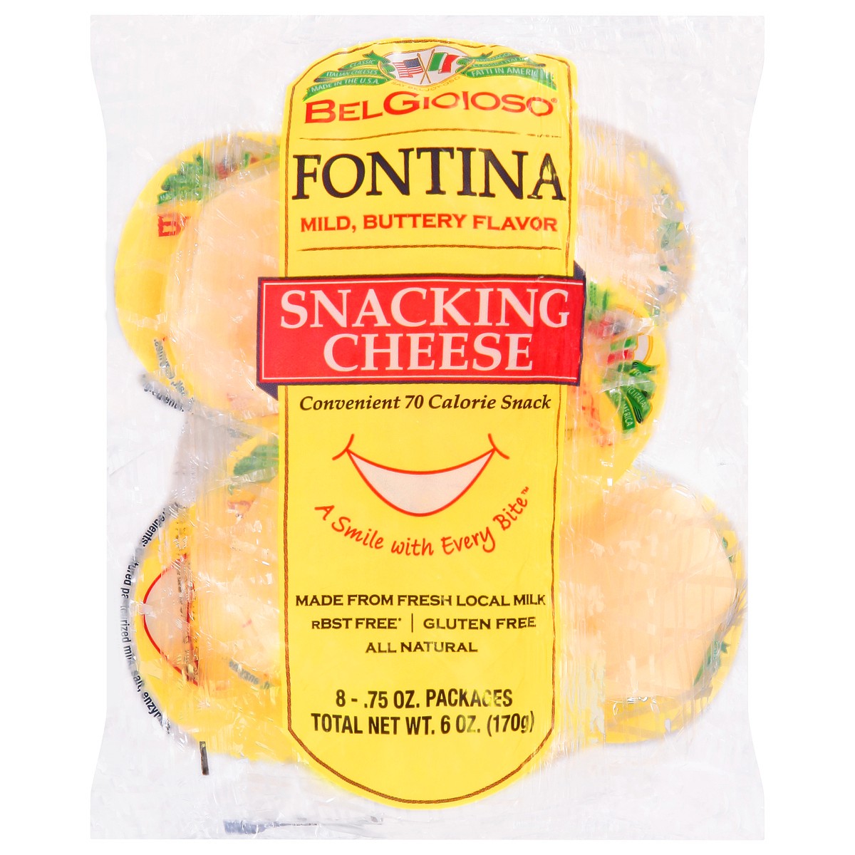 slide 5 of 11, BelGioioso Fontina Snacking Cheese, 6 oz