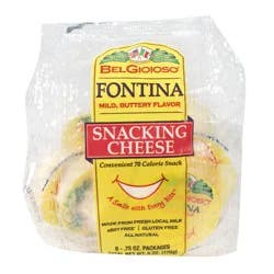 BelGioioso Fontina Cheese, Snack Pack 6oz.