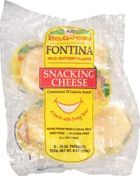 BelGioioso Fontina Snacking Cheese 8 - 0.75 oz Packs