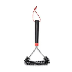 Weber 12" Heat-Resistant 3-Sided Brush Grill Tools