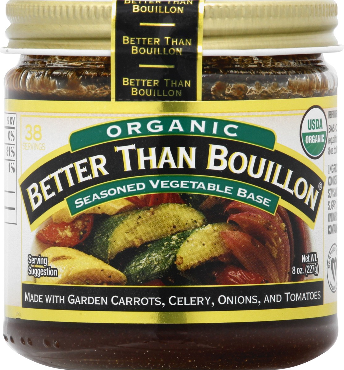 slide 5 of 7, Better than Bouillon Organic Seasoned Vegetable Base, 8 oz