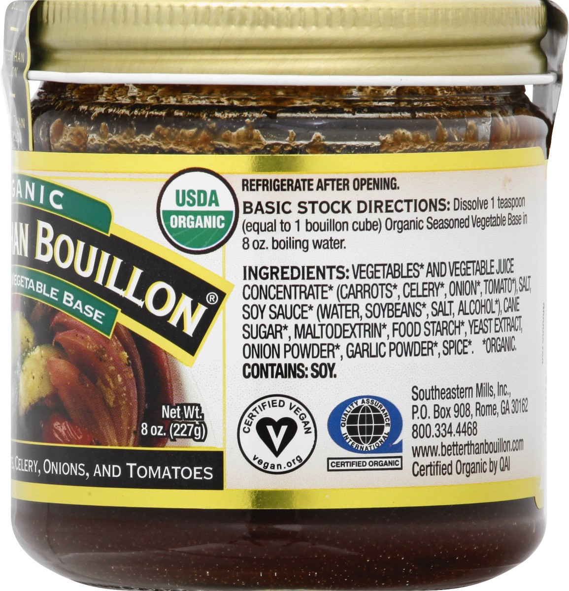 slide 7 of 7, Better than Bouillon Organic Seasoned Vegetable Base, 8 oz