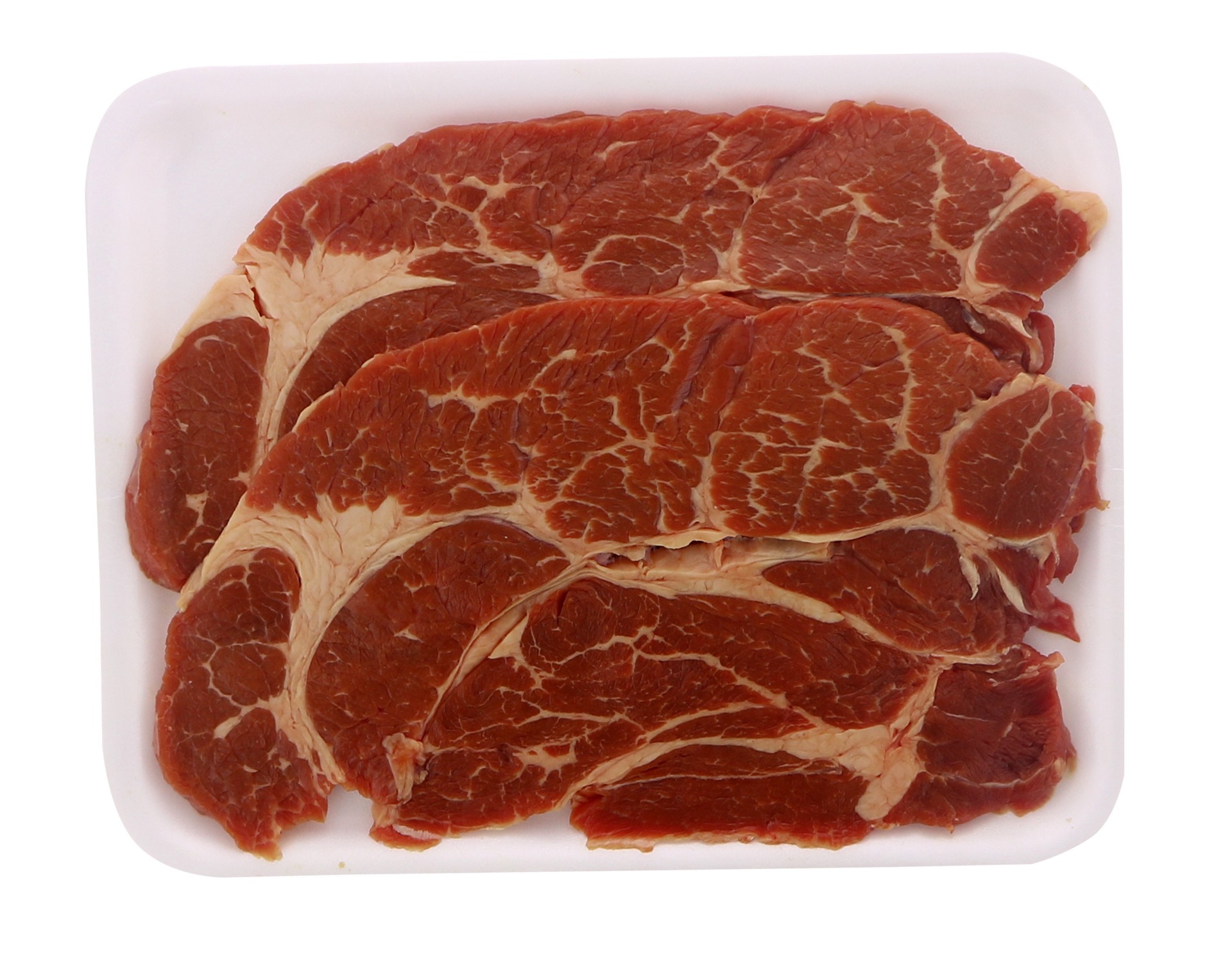 slide 1 of 1, Beef Chuck Underblade Steak Boneless, per lb