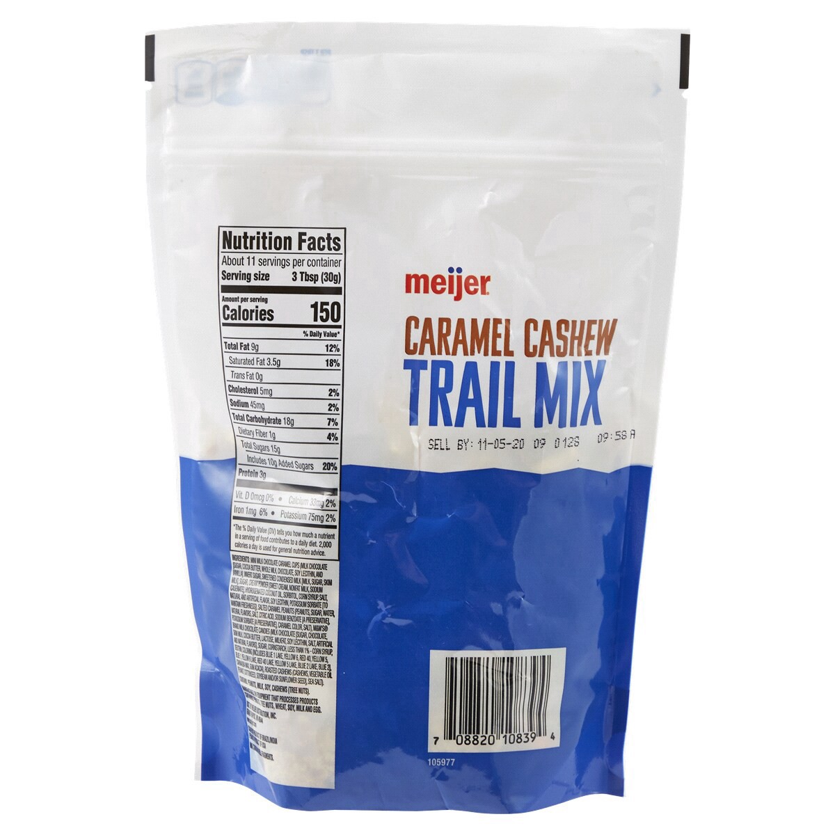slide 5 of 5, Meijer Caramel Cashew Trail Mix, 12 oz