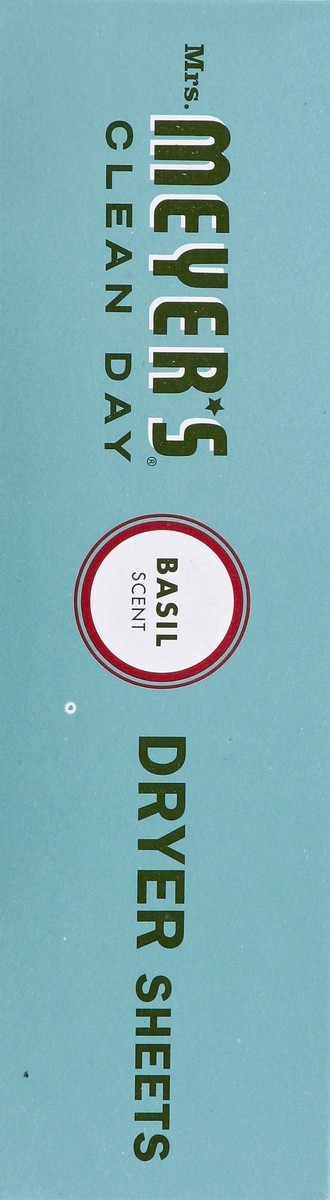 slide 4 of 4, Mrs. Meyer's Clean Day Dryer Sheets, Basil Scent, 80 Count, 80 ct