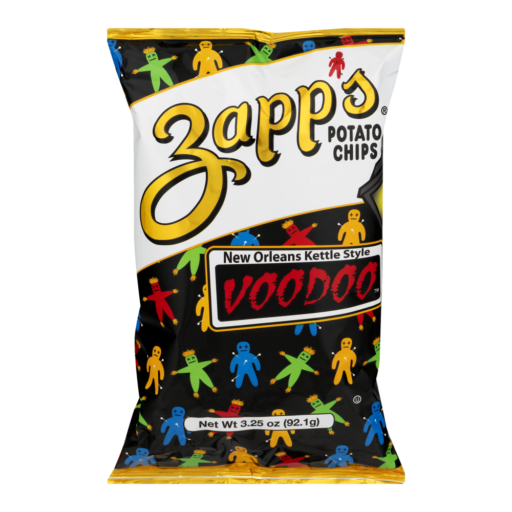 slide 1 of 1, Zapp's Potato Chips Vodoo, 3.25 oz