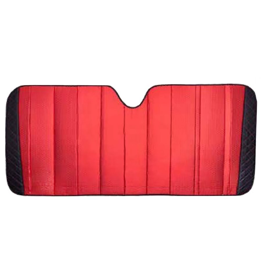slide 1 of 1, Custom Accessories AutoShade Universal Accordion Sunshade - Red Diamond, 28.5 ft x 63 ft