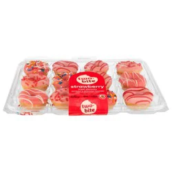 Two-Bite Strawberry Assorted Mini Donuts