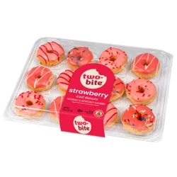 Two-Bite Strawberry Assorted Mini Donuts