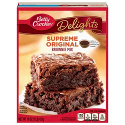 Betty Crocker Delights Supreme Original Brownie Mix, 16 oz.