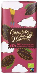 Klingele Chocolates From Heaven Organic 85% Dark Peru Chocolate Bar