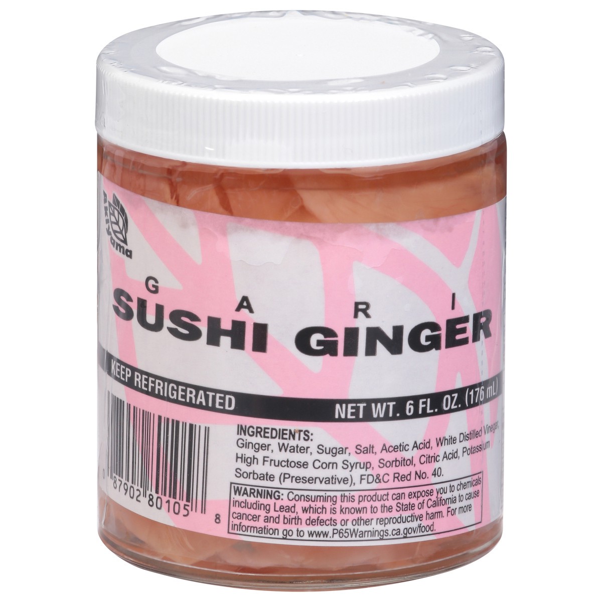 slide 6 of 13, Akiyama Sushi Ginger 6 fl oz, 6 fl oz