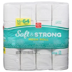 Harris Teeter Soft & Strong Mega Roll Bath Tissue
